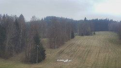 Dojezd hlavní sjezdovky