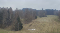 Dojezd hlavní sjezdovky