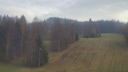 Dojezd hlavní sjezdovky