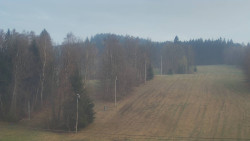 Dojezd hlavní sjezdovky