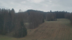 Dojezd hlavní sjezdovky