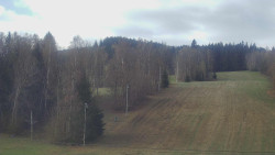 Dojezd hlavní sjezdovky