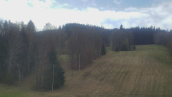 Dojezd hlavní sjezdovky