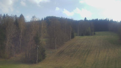 Dojezd hlavní sjezdovky