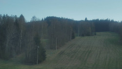 Dojezd hlavní sjezdovky