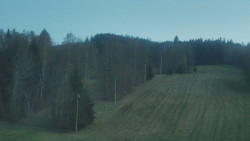 Dojezd hlavní sjezdovky