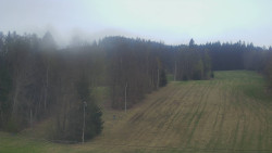 Dojezd hlavní sjezdovky