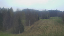 Dojezd hlavní sjezdovky