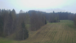 Dojezd hlavní sjezdovky