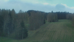 Dojezd hlavní sjezdovky