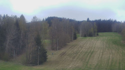 Dojezd hlavní sjezdovky