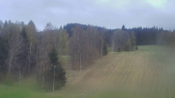 Dojezd hlavní sjezdovky