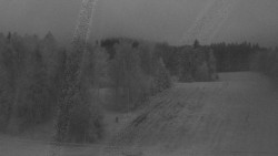 Dojezd hlavní sjezdovky