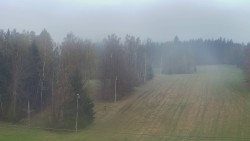 Dojezd hlavní sjezdovky