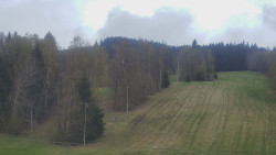 Dojezd hlavní sjezdovky