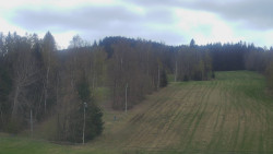 Dojezd hlavní sjezdovky