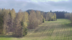 Dojezd hlavní sjezdovky