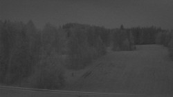 Dojezd hlavní sjezdovky