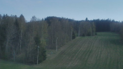 Dojezd hlavní sjezdovky