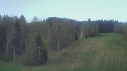 Dojezd hlavní sjezdovky