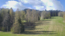 Dojezd hlavní sjezdovky