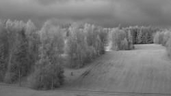 Dojezd hlavní sjezdovky