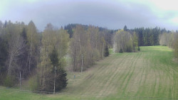 Dojezd hlavní sjezdovky