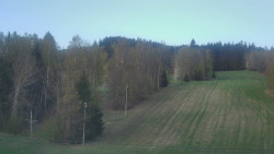 Dojezd hlavní sjezdovky