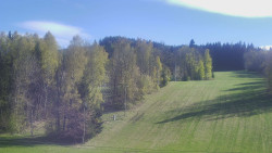 Dojezd hlavní sjezdovky