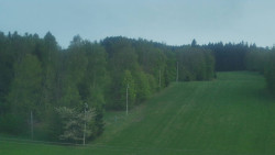 Dojezd hlavní sjezdovky