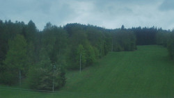 Dojezd hlavní sjezdovky
