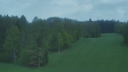 Dojezd hlavní sjezdovky