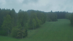 Dojezd hlavní sjezdovky