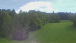 Dojezd hlavní sjezdovky