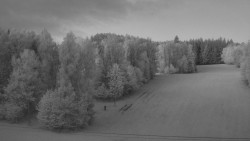 Dojezd hlavní sjezdovky