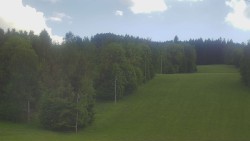 Dojezd hlavní sjezdovky