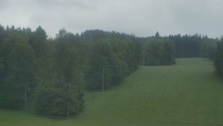 Dojezd hlavní sjezdovky