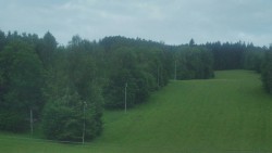 Dojezd hlavní sjezdovky