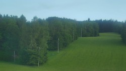 Dojezd hlavní sjezdovky