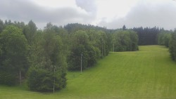 Dojezd hlavní sjezdovky