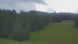 Dojezd hlavní sjezdovky
