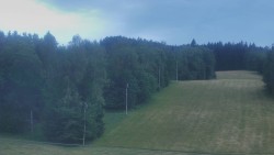 Dojezd hlavní sjezdovky