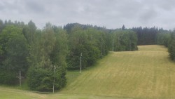 Dojezd hlavní sjezdovky