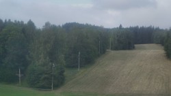 Dojezd hlavní sjezdovky