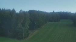 Dojezd hlavní sjezdovky
