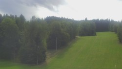 Dojezd hlavní sjezdovky