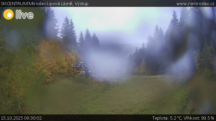 SKICENTRUM Miroslav Lipová Lázně - Výstupní stanice lanové dráhy - 15.10.2025 v 08:30 SKICENTRUM Miroslav Lipová Lázně - Výstupní stanice lanové dráhy - 15.10.2025 v 08:30