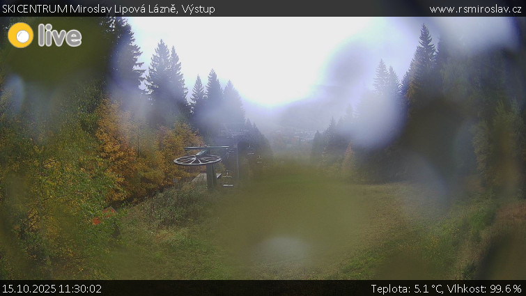 SKICENTRUM Miroslav Lipová Lázně - Výstupní stanice lanové dráhy - 15.10.2025 v 11:30 SKICENTRUM Miroslav Lipová Lázně - Výstupní stanice lanové dráhy - 15.10.2025 v 11:30