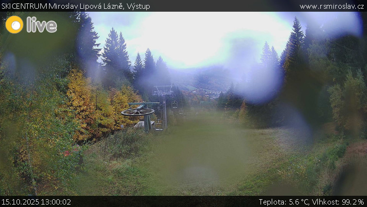 SKICENTRUM Miroslav Lipová Lázně - Výstupní stanice lanové dráhy - 15.10.2025 v 13:00 SKICENTRUM Miroslav Lipová Lázně - Výstupní stanice lanové dráhy - 15.10.2025 v 13:00