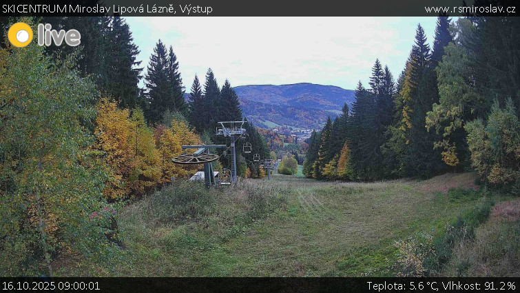 SKICENTRUM Miroslav Lipová Lázně - Výstupní stanice lanové dráhy - 16.10.2025 v 09:00 SKICENTRUM Miroslav Lipová Lázně - Výstupní stanice lanové dráhy - 16.10.2025 v 09:00